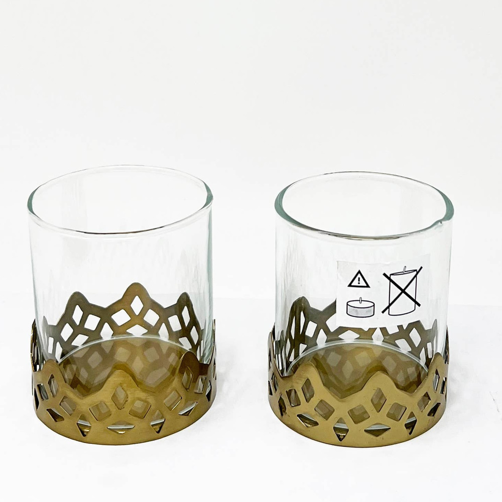 IKEA GOKVALLA Tealight Holder Set of (2)